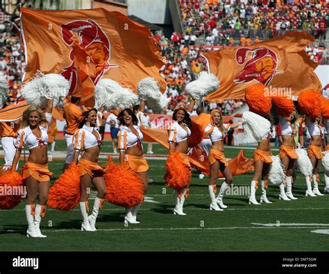 The Tampa Bay Buccaneers Cheerleaders sported throwbacks in honor of ...