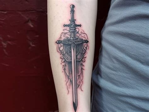 Excalibur the Mythical: King Arthur Sword Tattoo + Designs