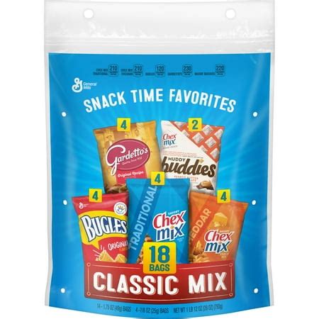 General Mills Snack Time Favorites Mix 18 Bags, 28 oz - Walmart.com