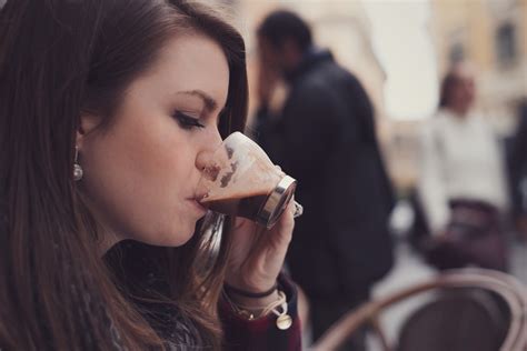 Woman Drinking Coffee Royalty-Free Stock Photo