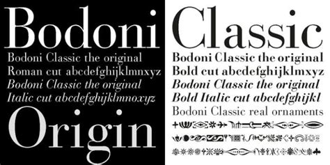 Bodoni Classic Font Family - fontforlife.com