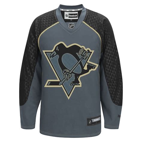 Men's Pittsburgh Penguins Reebok Storm Cross Check Premier Jersey ...