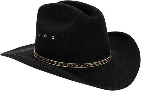 Western Black Child Cowboy Hat For Kids (Black/Gold Band): Amazon.in ...