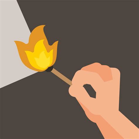 Burning Paper, Isolated Background. 23314303 Vector Art at Vecteezy