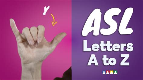 American Sign Language Alphabet | Learn American Sign Language Letters - YouTube