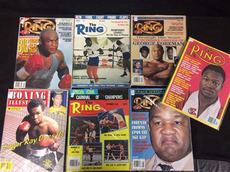 THE RING BOXING MAGAZINE LOT