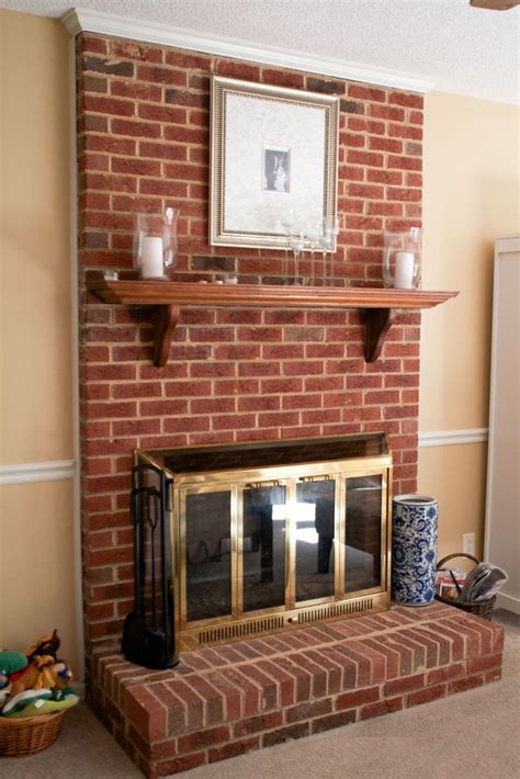 red brick | Brick fireplace makeover, Brick decor, Fireplace makeover