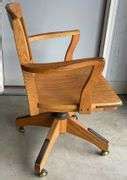 Wooden Office Chair - Sherwood Auctions