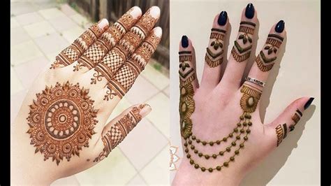 Simple Mehndi Designs For Back Hand - Design Talk