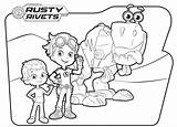 20 Printable Rusty Rivets Coloring Pages sketch template
