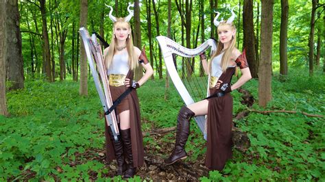 The Harp Twins Perform a Majestic Cover of the Elwynn Forest Theme Song From World of Warcraft