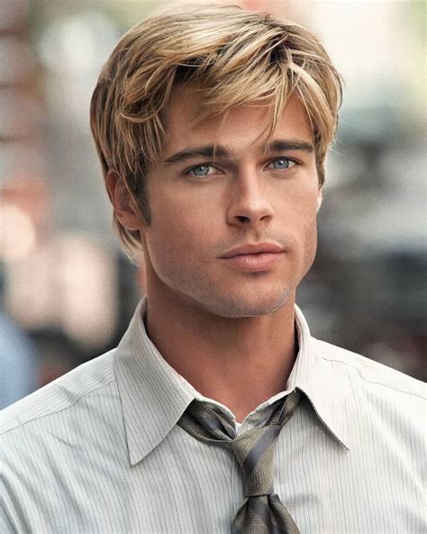 Beautiful Men Faces, Just Beautiful Men, Brad Pitt Hair, Young Men Haircuts, Round Face Men ...