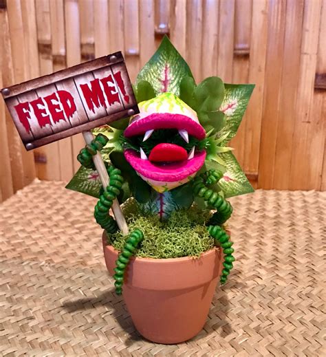 Little Shop of Horrors Audrey 2 Sculpture 6 Inches Tall Disney Feed Me Seymour Venus Flytrap for ...