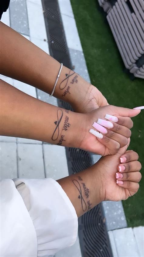 Matching friend tattoos | Matching friend tattoos, Cute hand tattoos ...