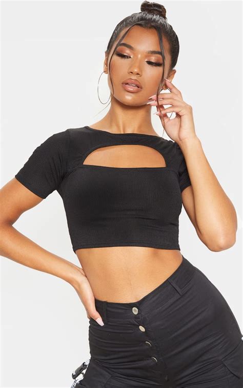 Pin by Kimberleymaree on Wardrobe | Ribbed crop top, Crop tops, Simple crop top