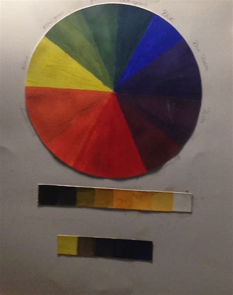 E3; color wheel / P2: Color value scale | DaniYelle