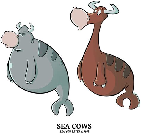 STM - Sea Cows by BoscoloAndrea on DeviantArt | Cartoon styles, Cartoon ...