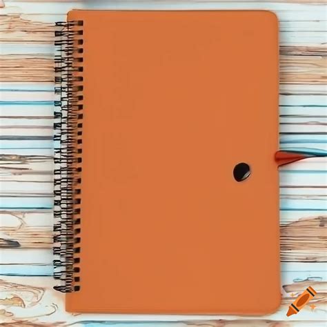 Orange spiral notebook with cancionerx cover