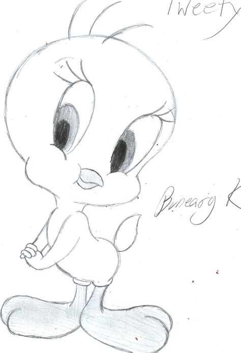 Tweety Bird Sketch at PaintingValley.com | Explore collection of Tweety Bird Sketch