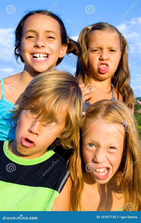 Funny Kids Playing With Water Guns Stock Photography | CartoonDealer.com #42628406