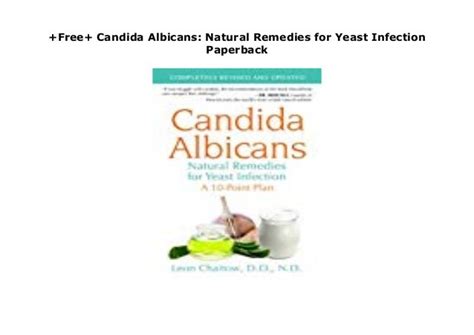 +Free+ Candida Albicans: Natural Remedies for Yeast Infection Paperba…