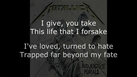 Metallica - Harvester Of Sorrow Lyrics (HD) - YouTube