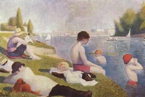 GEORGES SEURAT Bathers at Asnieres, 1883-84 - London, National gallery - Tali Kushnir