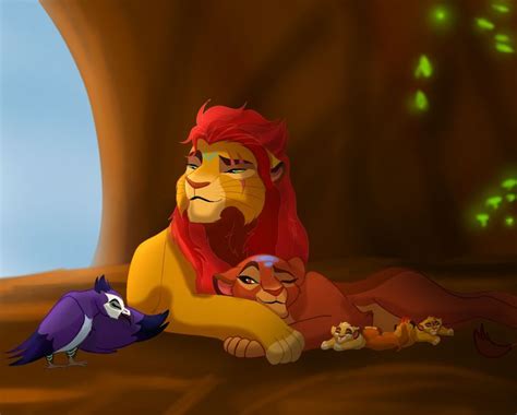 Kion and rani's cubs Zafir, Hiren, Devak and janna | Lion king art ...