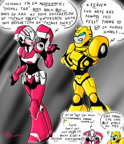 Ani Arcee n Bumblebee Quickie by Th4rlDEAL on DeviantArt