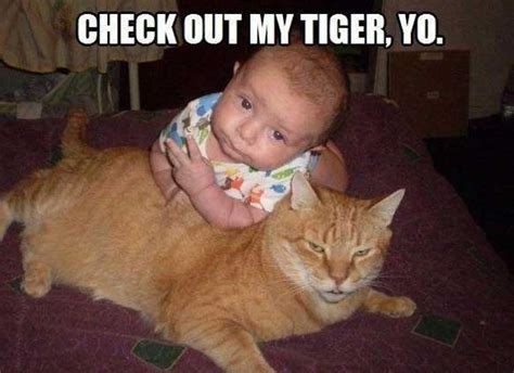 The 20 Funniest Pictures Of Babies With Cats | WorldWideInterweb