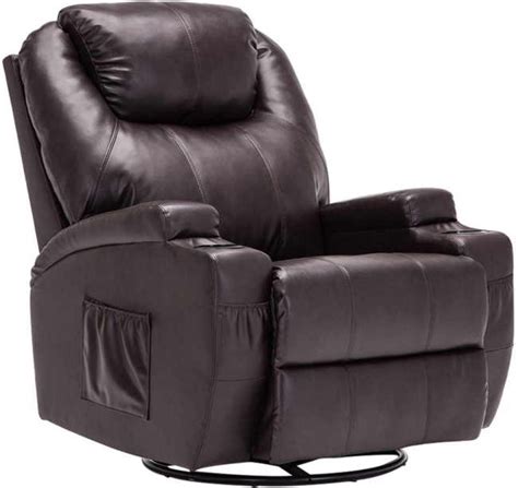 10 Best Real Leather Swivel Recliner Chairs - Buying Guide 2024 • Recliners Guide