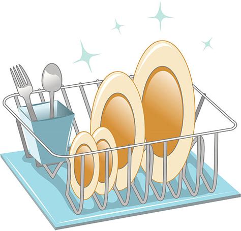 Top 60 Dish Rack Clip Art, Vector Graphics and Illustrations - iStock