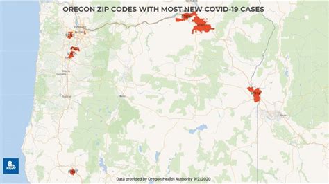 These 10 ZIP codes have the most new COVID cases in Oregon | kgw.com