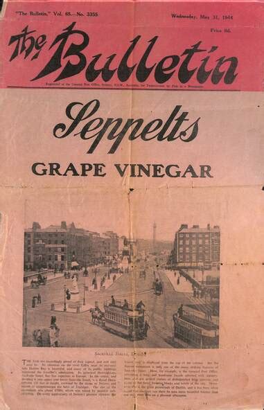 Newspaper - Front page - The Bulletin, Sackville Street Dublin, 31/5/1944