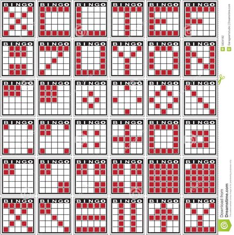 Bingo Patterns Stock Photography - Image: 5834182 | Bingo - Printable Bingo Cards