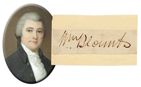 Lot - William Blount, Constitution Signer, Large Signature