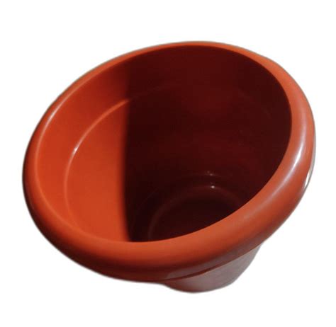 Round Red Plastic Plant Pot, For Plantation, Size: 3.75 Inch(diameter) at Rs 40 in Bengaluru