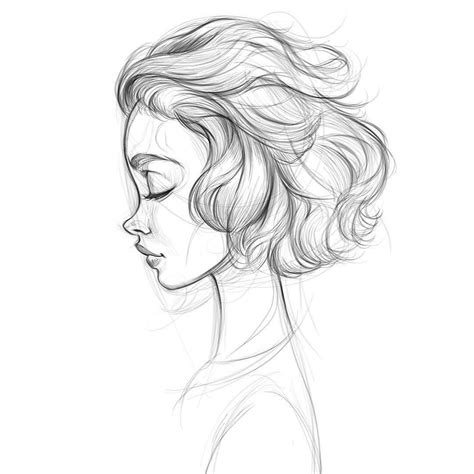 Art Sketches | Cabelo desenho, Desenhando esboços, Ideias para caderno de desenho