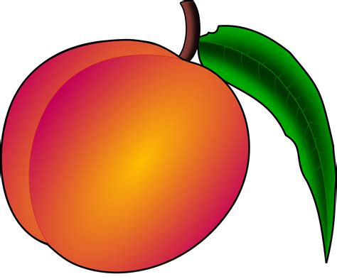 peaches clip art - Clip Art Library
