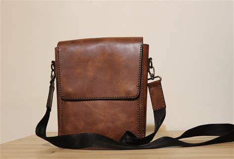 Leather Messenger Bag Template, Leather Messenger Bag Pattern, Pdf Dxf Ai Dwg With Video ...