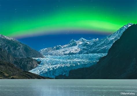 Moon-Lit Mendenhall Glacier, Juneau, Alaska #3126 | Mark Kelley