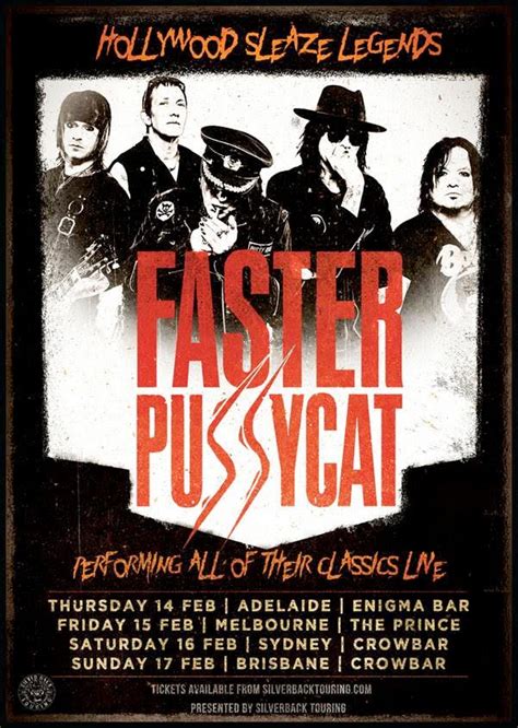 FASTER PUSSYCAT Announce Australian Tour - Spotlight Report