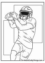 NFL Coloring Pages Updated 2021 sketch template