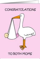 Congratulations on New Baby Cards for Gay and Lesbian Couples from Greeting Card Universe