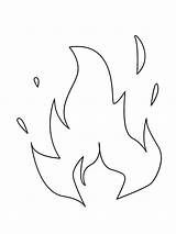 Fire And Coloring Pages sketch template