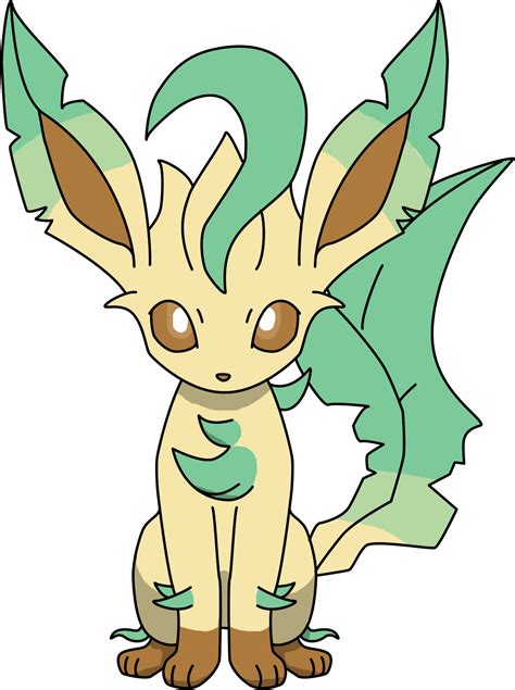 Leafeon Sitting PNG