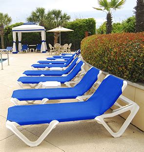 Nautical Sling Chaise Lounge | Pool Furniture | Belson Outdoors®