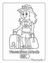 Free Summer Coloring Pages For Kids & Adults sketch template