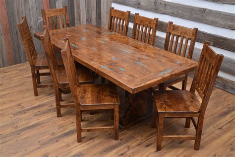 Southwest Dining Room Tables Sandia, Southwest Style Dining Set, Tables, Chairs, China Cabinets ...