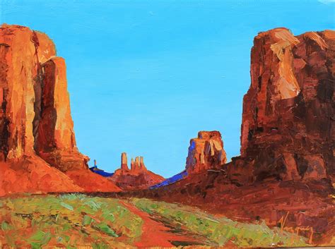 Marco A. Vazquez: Western landscape painting